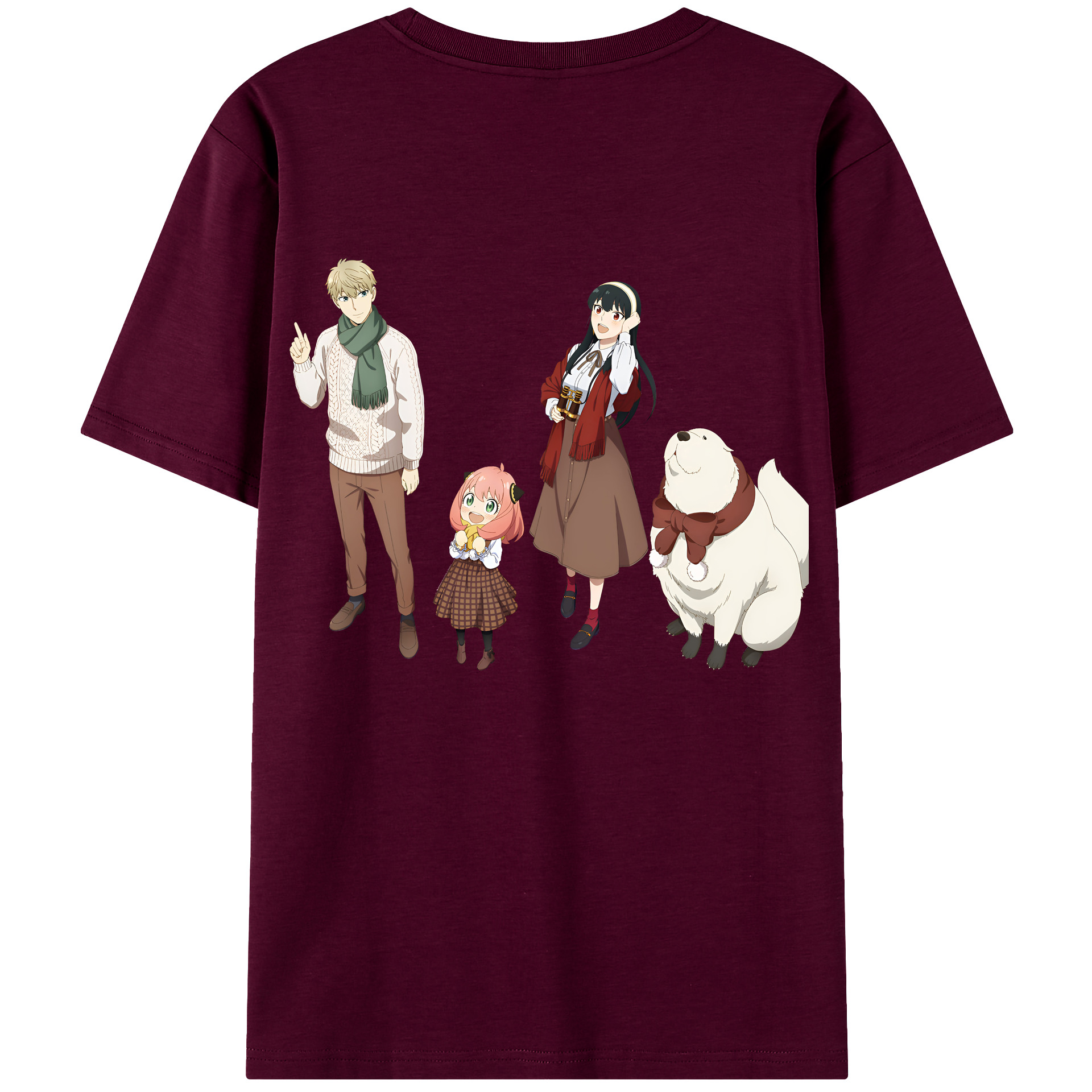 （画像用） SPY×FAMILY间谍家家酒 レディース半袖Tシャツ(バックプリント)